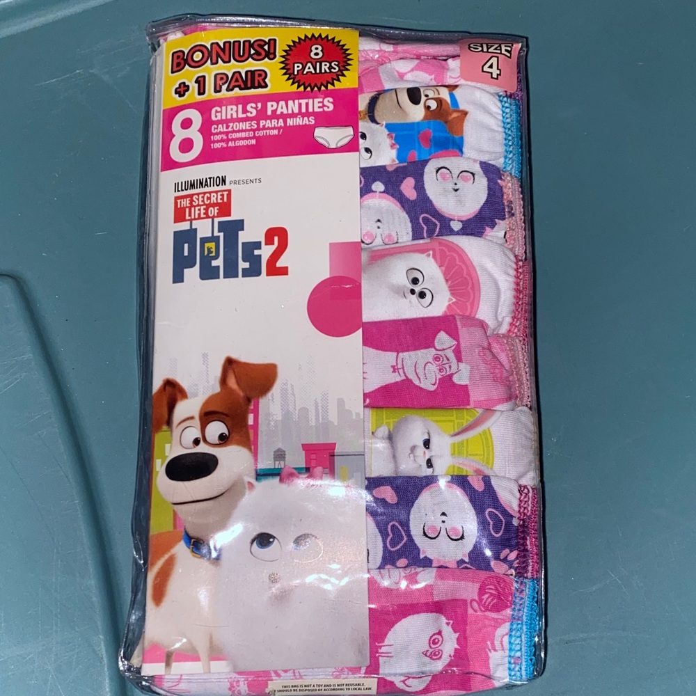 Girls' Panties - Multicolor Pack